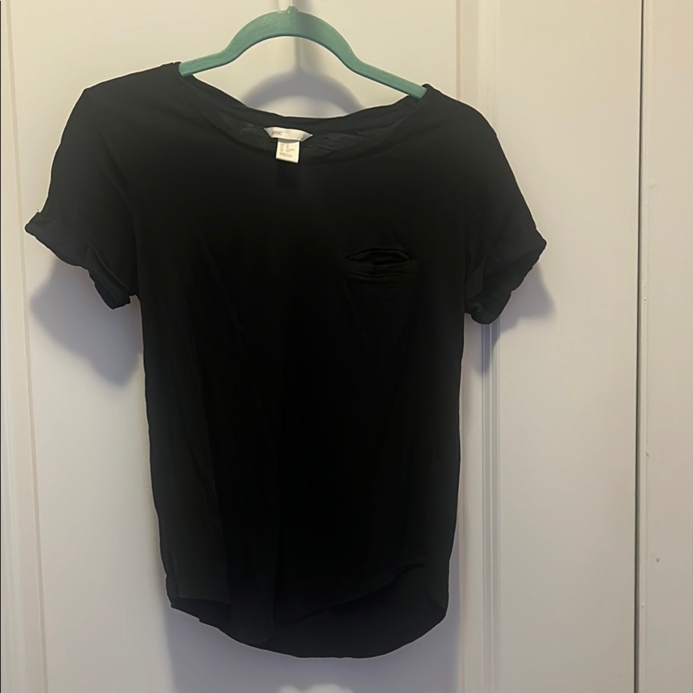 H&M Black Short Sleeve Tee